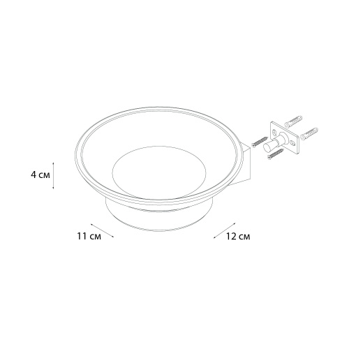 Мыльница Fixsen Trend gold FX-99008 - фото 4