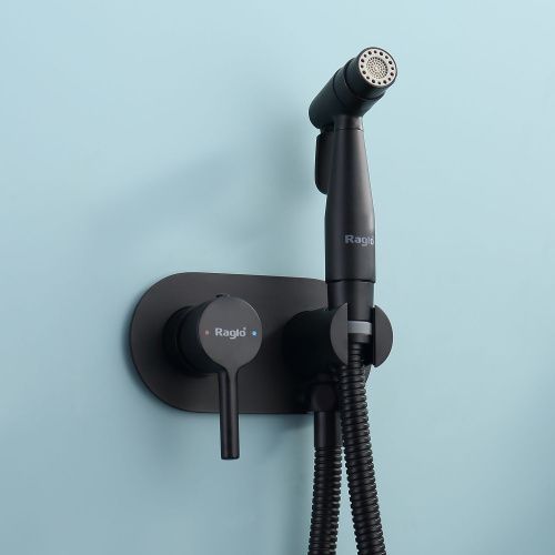 Гигиенический душ со смесителем Raglo R20.52.06 черный - фото 3