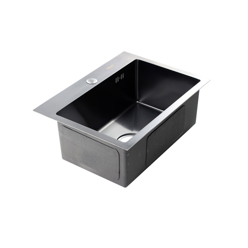 Кухонная мойка Melana ProfLine H5138BF 51х38 цвет графит - фото 2