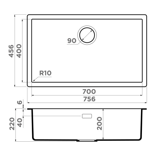 Кухонная мойка Omoikiri Yamakawa 75-U/I 4997029 76х46 цвет голубой - фото 2