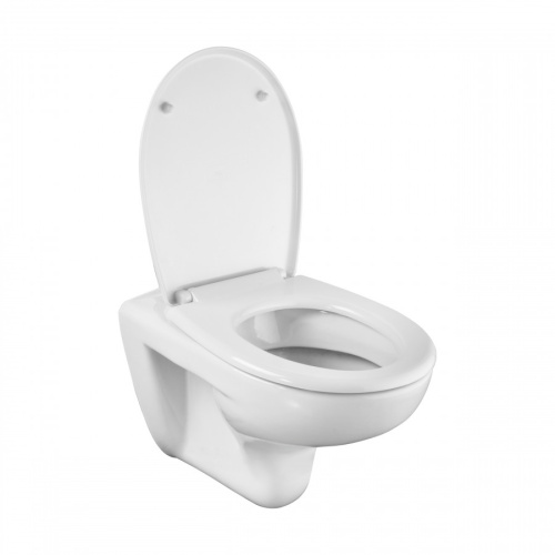 Чаша унитаза подвесная Roca Mateo 7346200000 цвет белый без сиденья смыв торнадо - фото 2