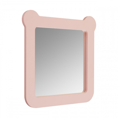Зеркало в ванную Aquaton Каспер 1A283402CR1E0 51х51 цвет розовый - фото 2
