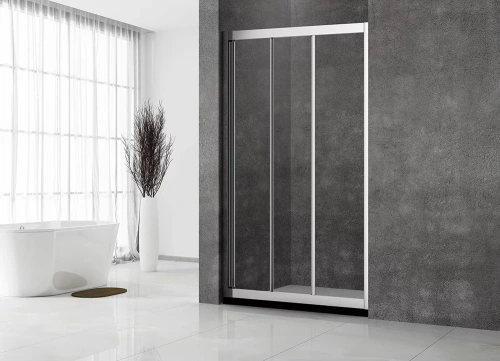 Душевая дверь Veconi Vianno VN31-140-01-C5 140х195 стекло прозрачное профиль хром глянцевый