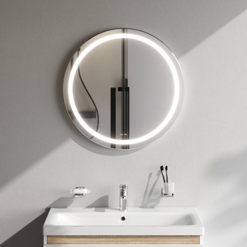 Зеркало в ванную Am.Pm X-Joy M85AMOX0651WG 65х65 цвет серебро