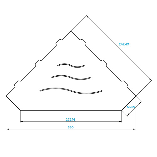 Полка в ванную комнату RGW  49279903-01 - фото 4