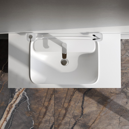 Тумба под раковину Am.Pm Func M8FFUX1002WM 100х49х69 подвесная цвет белый - фото 5