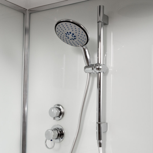 Душевая кабина AvaCan D271SLED 100х100 четверть круга с крышей ориентация универсальная - фото 4