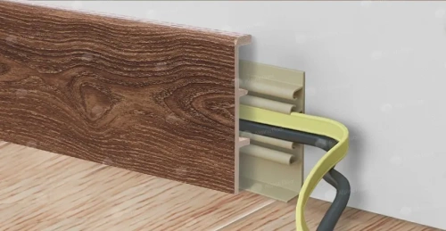 Напольный плинтус Alpine Floor Rico Concept RC 80212 Дуб миндальный толщина 2 см 2200х80 - фото 2