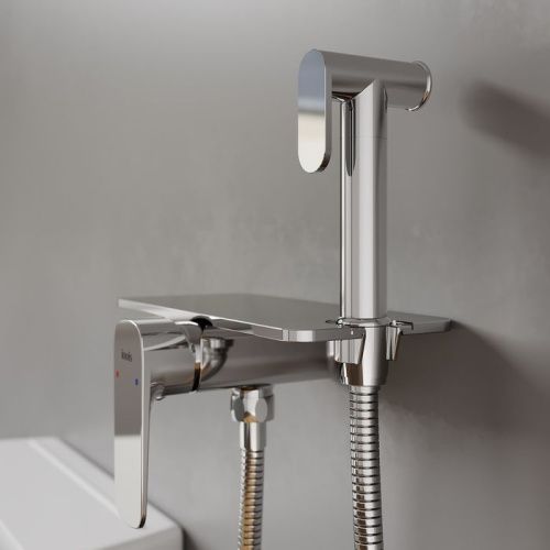 Гигиенический душ со смесителем IDDIS Axes AXESBSHi08 хром - фото 3