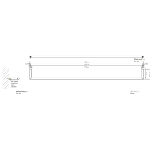 Полотенцедержатель Decor Walther Mikado 521060 - фото 2