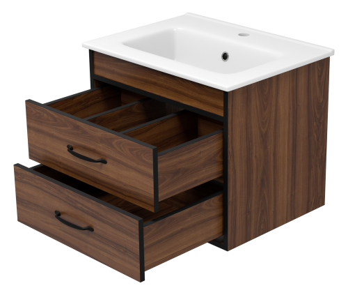 Тумба под раковину Misty Кедр П-Кед09060-011По 59х44х48 подвесная - фото 4