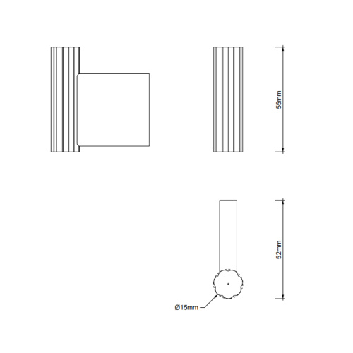 Крючок Decor Walther OF.LINE 670190 - фото 2