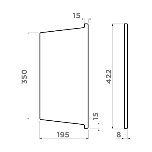 Разделочная доска Omoikiri CB-PRIME-400-GB 4999133 - фото 2