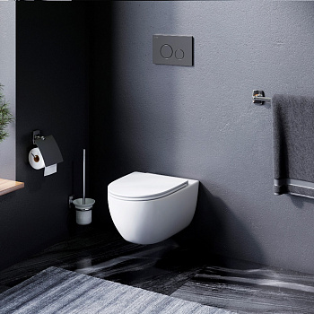 Комплект унитаз с инсталляцией с клавишей смыва Am.Pm Awe IS49038.111700