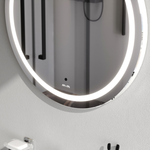 Зеркало в ванную Am.Pm X-Joy M85AMOX0651WG 65х65 цвет серебро - фото 5