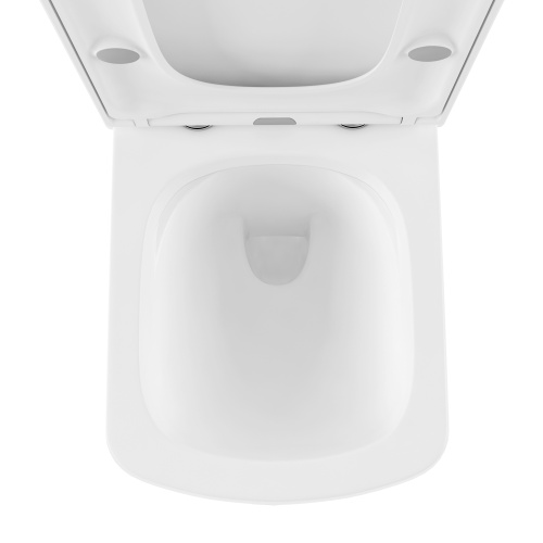 Унитаз-компакт напольный с бачком Lavinia Boho Aveo 330601CR белый глянцевый с сиденьем микролифт безободковый каскадный смыв - фото 4
