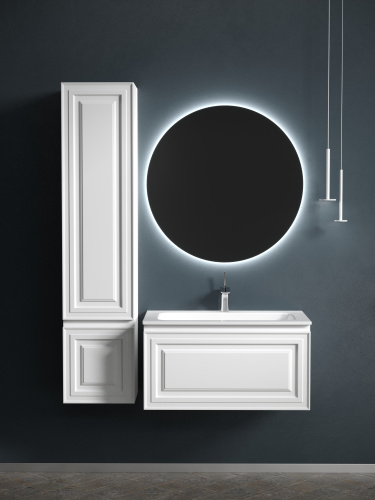 Тумба под раковину Sancos Very VR80W 79х45х41 подвесная цвет белый - фото 2