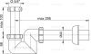 Сифон для раковины Alcadrain A45F-DN40 белый