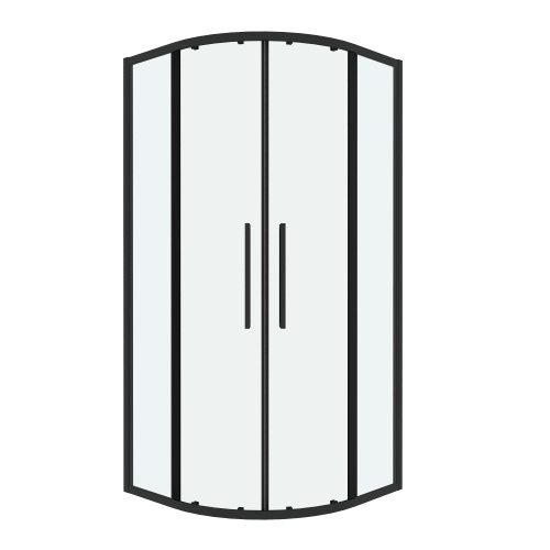 Душевой уголок Grossman Cosmo 301.K33.02.9090.21.00 90х90 стекло прозрачное профиль черный матовый без поддона