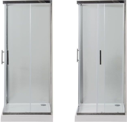 Душевой уголок Aquanet Delta NPE1142 100х100 стекло прозрачное профиль хром глянцевый без поддона - фото 2