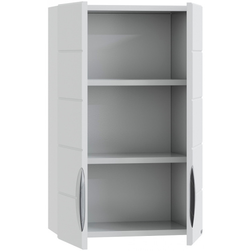 Шкаф СанТа Родос 406006 48х24х80 подвесной цвет белый - фото 2