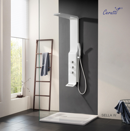 Душевая панель Cerutti SPA CT8988 прямоугольная настенная