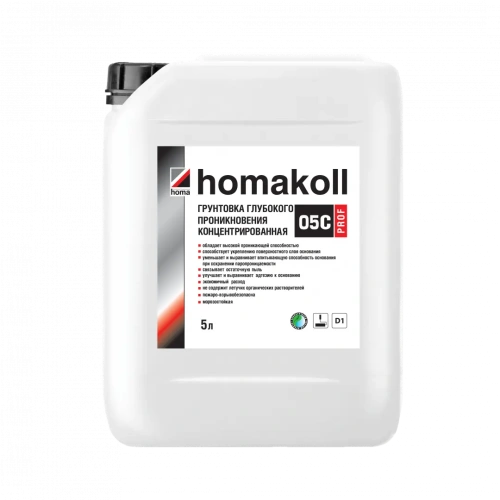 Грунтовка (концентрат) Homakoll 05 C PROF H05C 5 л - фото 2