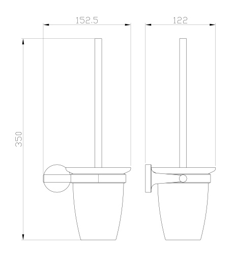 Ершик Wonzon & Woghand SIMPLE WW-6529-BGM - фото 2