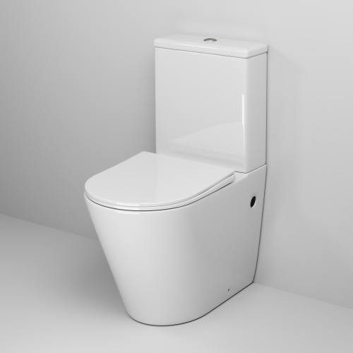 Унитаз напольный с бачком Grossman Color GR-4480S белый глянцевый с сиденьем микролифт безободковый каскадный смыв - фото 2