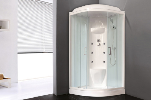 Душевая кабина Royal Bath НК RB100HK7-WT 100х100 четверть круга с крышей ориентация универсальная - фото 2