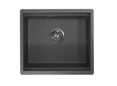 Кухонная мойка Granula Kitchen Space 5045U, ГРАФИТ МАТОВЫЙ 50х45 цвет графит матовый поверхность матовая - фото 3