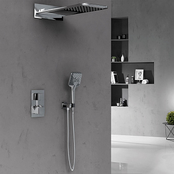 Душевая система Vincea VSFW-103TCH встраиваемая в стену с термостатом