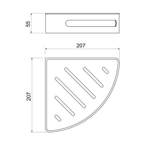 Полка в ванную комнату Timo Luiro 18577/03 - фото 2
