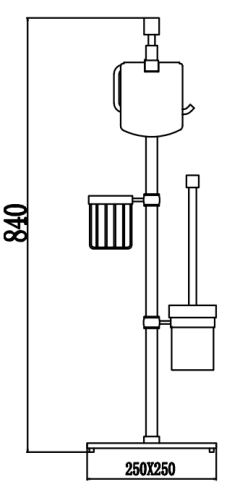 Cтойка Savol S-0Y650A - фото 2