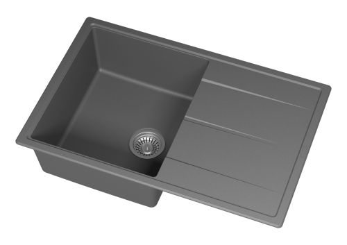Кухонная мойка Misty Linkor LIN-78х51-04 78х51 цвет серый - фото 4