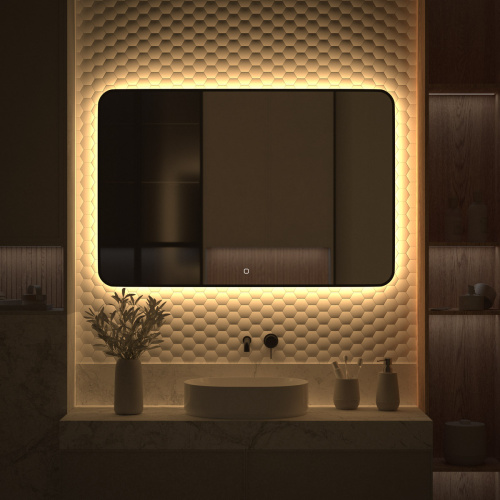 Зеркало в ванную Defesto AURA DF 2980SH 120х80 - фото 5