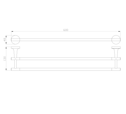 Полотенцедержатель Wonzon & Woghand Simple WW-6511 - фото 2