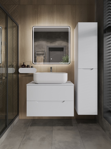 Тумба с раковиной Orange Line Li-80TuwMDF+B03-600W 81х46х68 - фото 5