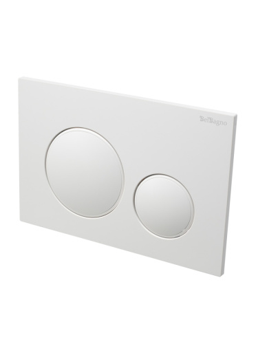 Клавиша смыва механическая BelBagno  BB-17C-BL цвет белый глянцевый - фото 3