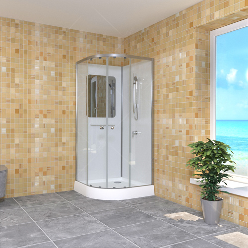 Душевая кабина RGW Andaman 381320800-12 100x100 четверть круга без крыши ориентация универсальная - фото 4