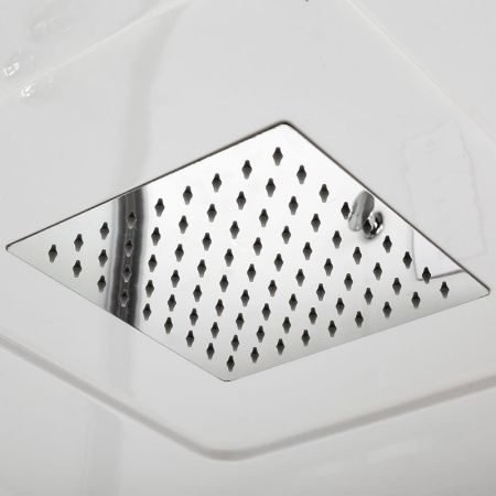 Душевая кабина AvaCan K401S 100х100 квадратная с крышей ориентация универсальная
