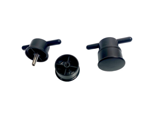 Душевой уголок Тритон Альфа Щ0000054223 90х90 стекло прозрачное профиль черный с поддоном - фото 4