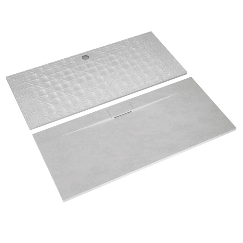 Душевой поддон RGW SMC 553802820-01 80х200 стеклопластик белый - фото 3