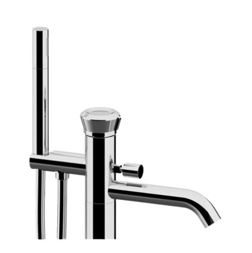 Смеситель для ванны Remer Element ET08 напольный хром - фото 2