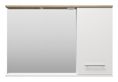 Зеркало-шкаф Misty Респект Э-Рес02120-1П 118х15х80 подвесной - фото 2