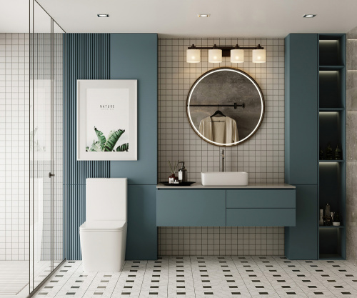 Унитаз напольный с бачком Abber Rechteck AC1210 белый с сиденьем безободковый каскадный смыв - фото 2