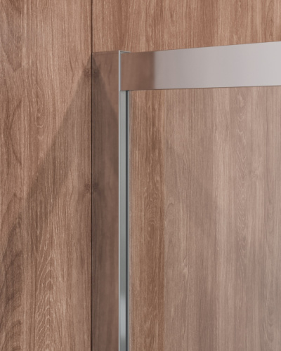 Душевой уголок Cezares MOLVENO MOLVENO-A-2-100-C-Cr-IV 100х100 стекло прозрачное профиль хром глянцевый без поддона - фото 5