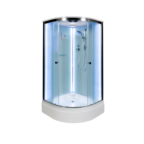 Душевая кабина AvaCan D271SLED 100х100 четверть круга с крышей ориентация универсальная - фото 2