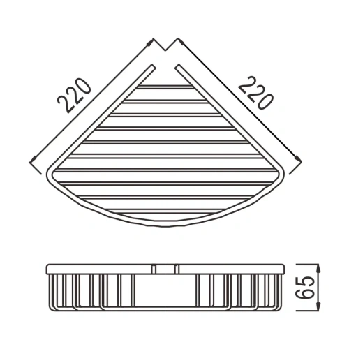 Полка в ванную комнату Rose RW RW11H - фото 3