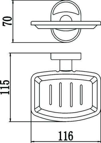 Мыльница Savol S-007003 - фото 3